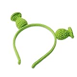 Shrek Ohren Haarreif, Shrek Kostüm Cosplay, Unisex Grüne Strick...