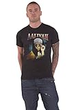 Aaliyah T Shirt Trippy Logo Nue offiziell Herren
