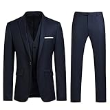 Allthemen Anzug Herren Slim Fit 3 Teilig Anzüge Modern Herrenanzug...