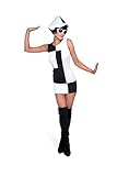 Karnival 81232 1960 's Monochrome Girl Kostüm, Frauen, Schwarz,...