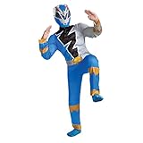Disguise Offizielles Power Rangers Kostüm Kinder Blau Muskel,...