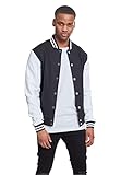 Urban Classics Herren 2-tone College Sweatjacket, Multicolour...