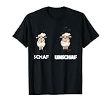 Schaf Unschaf Augenoptiker Optiker Fotografen Geschenk T-Shirt
