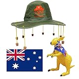 ILOVEFANCYDRESS Kostüm aus Australien mit großer Flagge und...