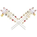 Lurrose 2Pcs Japanische Geisha Haarspangen Chinesische Vintage Quaste...