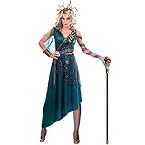 shoperama Damen Kostüm Medusa Kleid und Haarreif mit Schlangen...