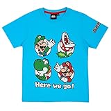 SUPER MARIO T-Shirt (110, Blau)