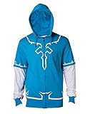 Zelda Kapuzen Jacke Link Outfit Breath of the Wild Nintendo Baumwolle...