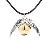 BaubleStar Fanartikel Kette mit Goldener Schnatz Anhänger Silber...