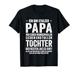 Herren Ich Bin Stolzer Papa Einer Wundervollen Tochter - Vatertag...