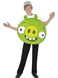 Smiffys 27106M - Angry Birds Schwein Kinderkostüm mit Tabard und Hut,...