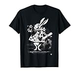 Weißer Hase Party Kostüm Alice im Wunderland Hase Kaninchen T-Shirt