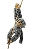 Inware 9270 - Kuscheltier AFFE Quasi, beige/braun, 34 cm, mit...