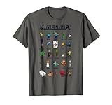 Minecraft Group Shot Poster Collage Style T-Shirt