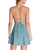 Desol zweiteiliges Tenniskleid mit integriertem BH unter Shorts,...
