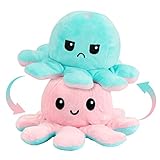 Octopus Plüschtiere, Reversible Octopus Plush zum Wenden,...