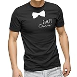 JGA T-Shirts'Party Crew' +'Bräutigam' aus 100% Baumwolle für...