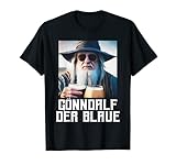 Gönndalf der blaue biertrinker saufen bier beer T-Shirt