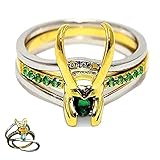 Yuemuop 1 Einstellen 3 in 1 Ring Loki Ring, Film Helm Ringe, Cosplay...