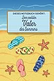 Dieses Notizbuch gehört dem coolsten Vater des Sommers: blanko A5...