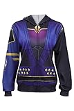 Gosbeliy Valorant Reyna Cosplay Kostüm Hoodie Jacke Mantel Outfits...
