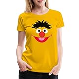Spreadshirt Sesamstraße Ernie Kostüm Gesicht Frauen Premium T-Shirt,...