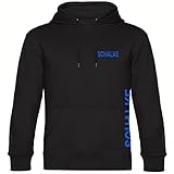 VIMAVERTRIEB® Kapuzen Sweatshirt Schalke - Brust & Seite - Druck:...