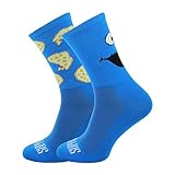 SUPPORT Herren Radsocken atmungsaktive Technologie rutschfeste Faser...