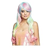 WOOOOZY NEU Perücke Damen Langhaar mit Pony Candy Style Heaven,...