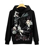 WANHONGYUE Black Butler Anime Kapuzenpullover Sweatshirt Cosplay...