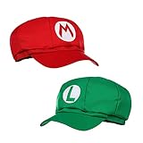 Mario Kappe Kinder,Mario Cap,Mario Mütze Kinder,Mario Baseball,Luigi...