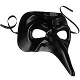dressforfun 900890 Venezianische Maske mit langer Nase, Unisex...