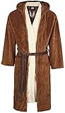 Star Wars Jedi Unisex Bademantel braun L-XL 100% Polyester Fan-Merch,...