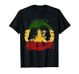 Reggae Musik Rastafari Peace Rasta Jamaica Geschenk T-Shirt