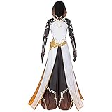 pztqxz Halloween Zhongli Cosplay Kostüm Set Cosplay Uniform Full Set...