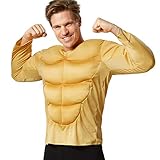 dressforfun 900998 Muskel Shirt für Erwachsene, Bodybuilder Kostüm...