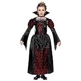 NET TOYS Edles Gothic-Kleid Vampirin mit Stehkragen für Mädchen -...