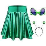 MIAHART Halloween-Alien-Stirnband und Metallic-Rock Ausgestellter...
