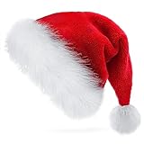 benpen Weihnachtsmütze Nikolausmütze Plüsch Weihnachtsmann mütze...