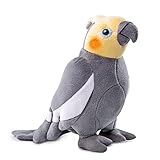 Soonkad Papagei Kuscheltier 20cm/8”, Simuliertes Tier Papagei...