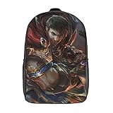 NIUXICH League of Legends Rucksäcke Kinder Garen Schulrucksäcke 3D...