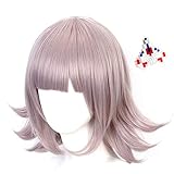 GZIRUE Kurze Gewellte Perücke Haar für Damen Mädchen Chiaki Nanami...