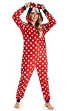 Disney Minnie Mouse Jumpsuit Damen, Einteiler Onesie für Frauen und...
