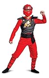 Disguise Offizielles Lego Ninjago Kostüm Kinder Jungen Kai Rot...