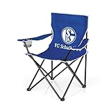 Schalke 04 Campingstuhl, Wasserabweisend & robust, blau, 15cm x 15cm x...