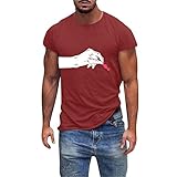 T-Shirts Für Herren 5XL Pack 4XL Weiß X Set Weisse Sport Gym Basic...