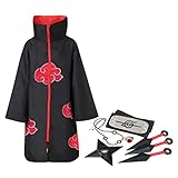 Emeili Akatsuki Itachi Mantel Anime Cosplay Kostüm 8Pcs Uchiha Itachi...