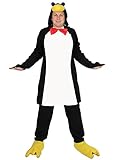 Foxxeo Pinguin Kostüm für Erwachsene - Tierkostüm Pinguinkostüm...