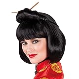 Boland 86417 - Perücke Chinesin für Erwachsene, schwarzes Kunsthaar...