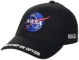 Nasa Unisex ACNASADCP002 Baseballkappe, Noir, Standard